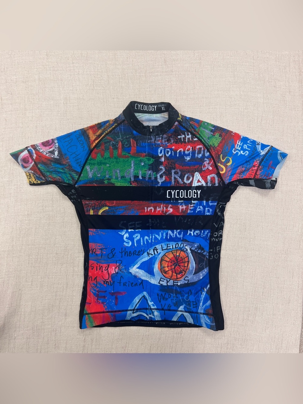 Cycology “8 Days” Beatles Cycling Jersey - Full Zip - XL